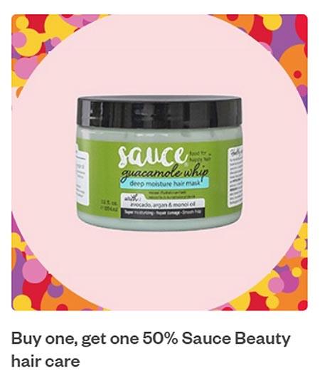 Buy One, Get One 50% Off Sauce Beauty Hair Care