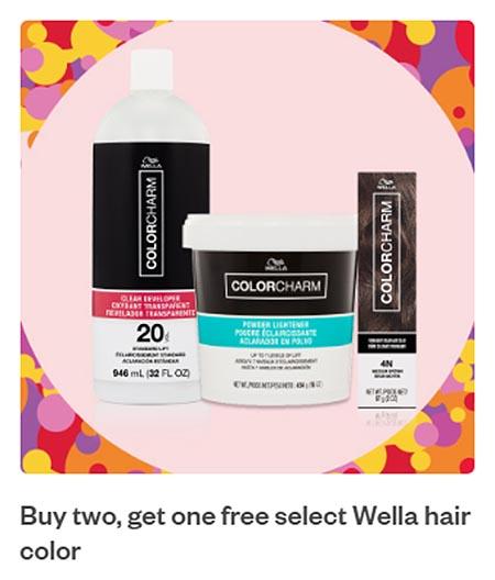Buy Two, Get One Free Select Wella Hair Color