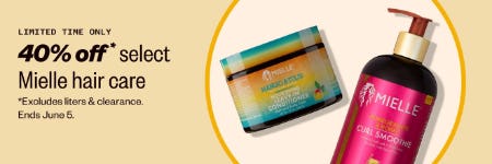 40% Off Select Mielle Hair Care