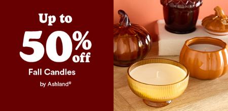 Up to 50% Off Fall Candles by Ashland