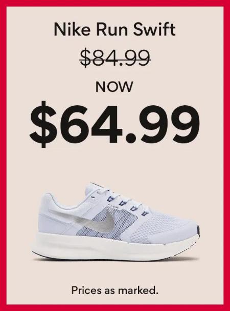 Nike Run Swift Now $64.99