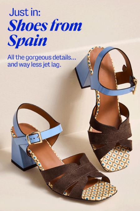 New in: Shoes from Italy, Spain & Portugal