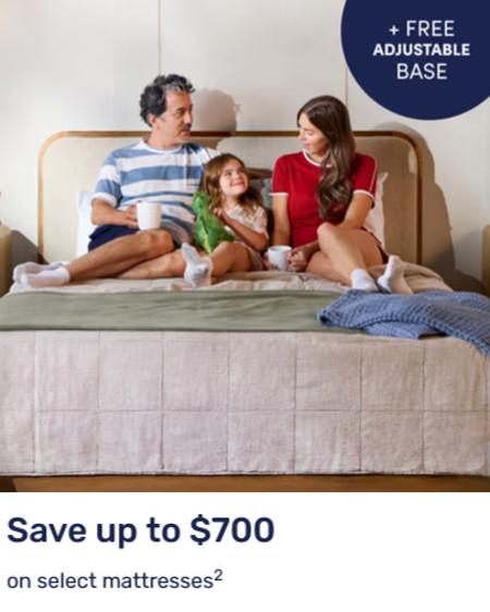 Save Up to $700 on Select Mattresses