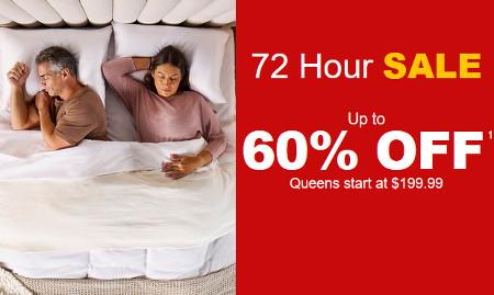 72 Hour Sale, Up to 60% Off