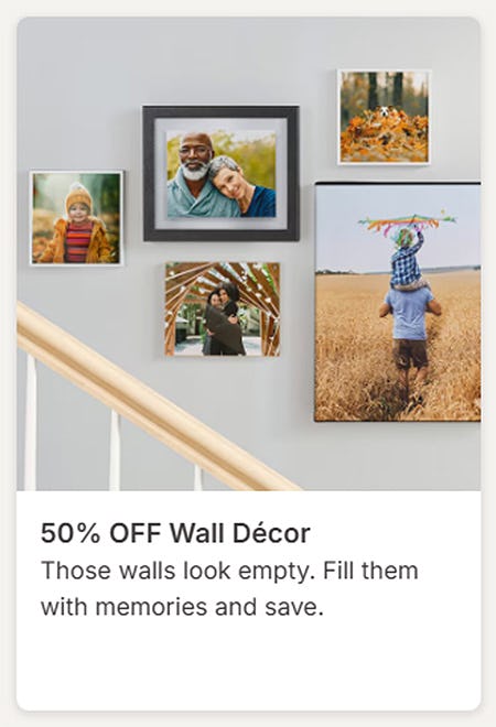 50% Off Wall Decor