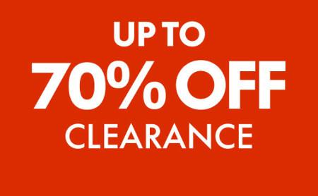 Up to 70% off Clearance