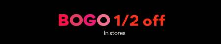BOGO 1/2 Off In Stores