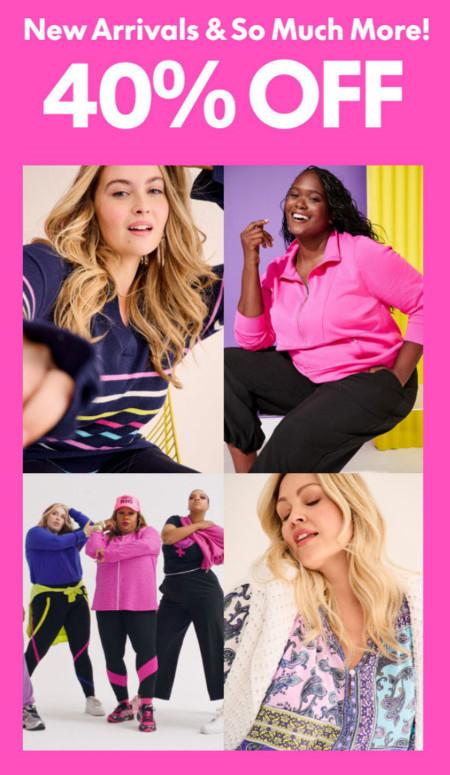 40% off New Arrivals and So Much More
