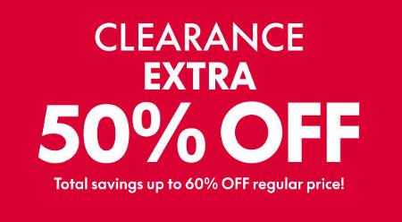 50% off Clearance