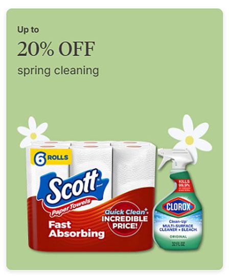 Up to 20% Off Spring Cleaning