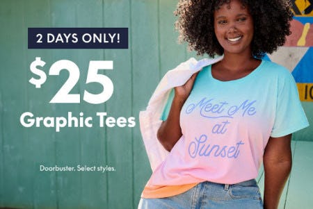 $25 Graphic Tees