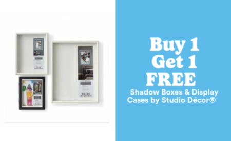 Buy 1, Get 1 Free Shadow Boxes & Display Cases by Studio Décor