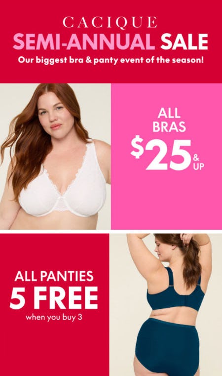 Cacique Semi-Annual Sale
