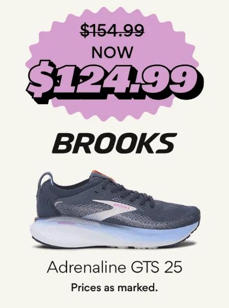 Now $124.99 Brooks Adrenaline GTS 25