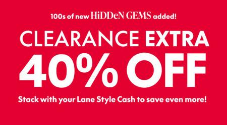 Extra 40% off Clearance