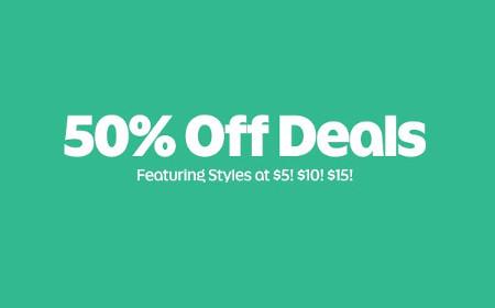 50% off Deals