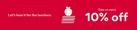 Exclusive Teacher Discount: 10% Off