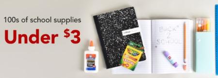 100s of School Supplies Under $3