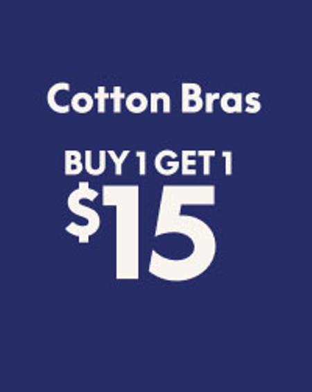 Cotton Bras Buy 1, Get 1 $15