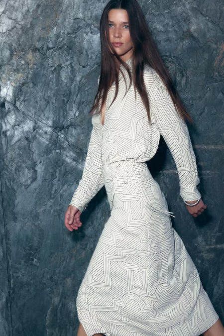 New Arrival: Printed Wrap Skirt