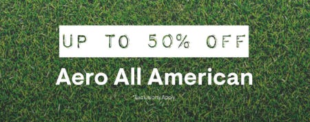 Up to 50% OffAero All American