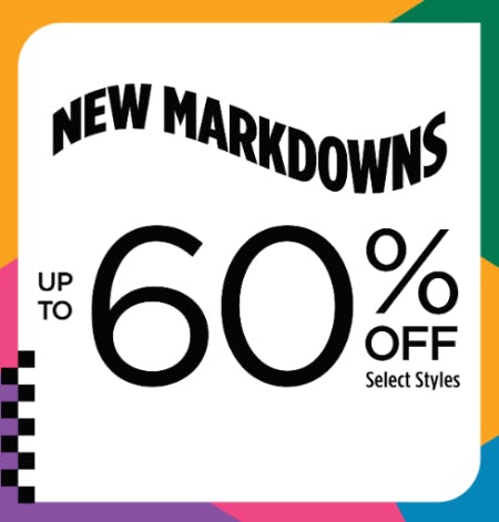 Up to 60% Off New Markdowns