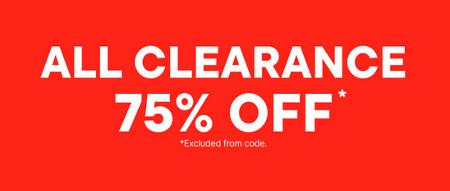 All Clearance 75% off