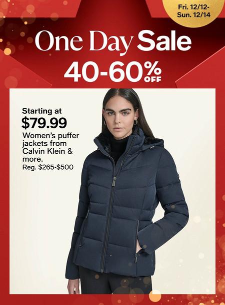 One Day Sale 40-60% off