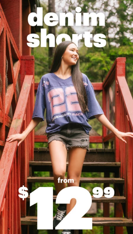 Denim Shorts from $12.99