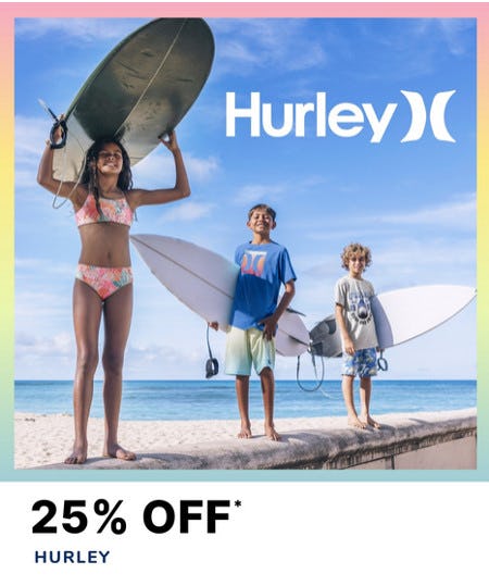 25% off Hurley