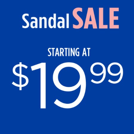 Starting at $19.99 Sandal Sale