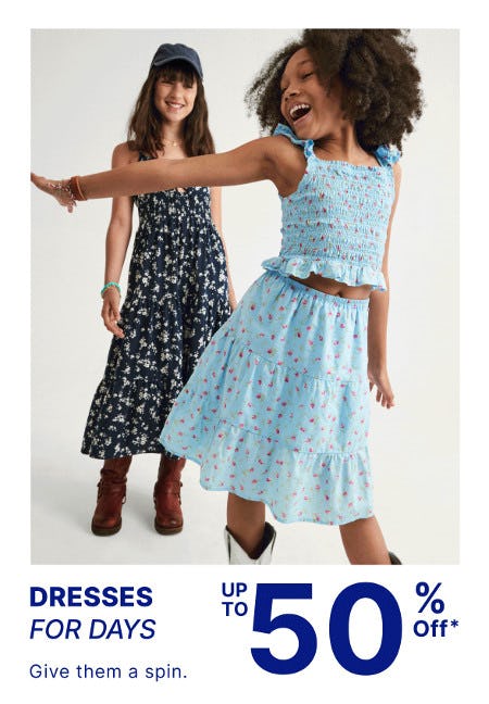 Up to 50% off Dresses