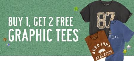 Buy 1, Get 2 Free Graphic Tees