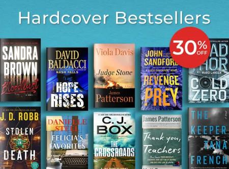 Hardcover Bestsellers 30% off