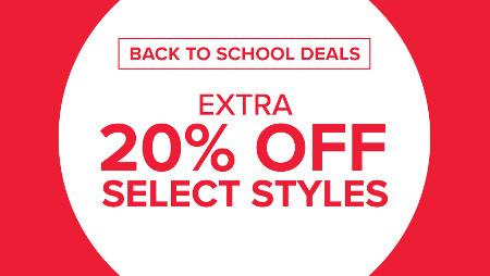 Extra 20% off Select Styles