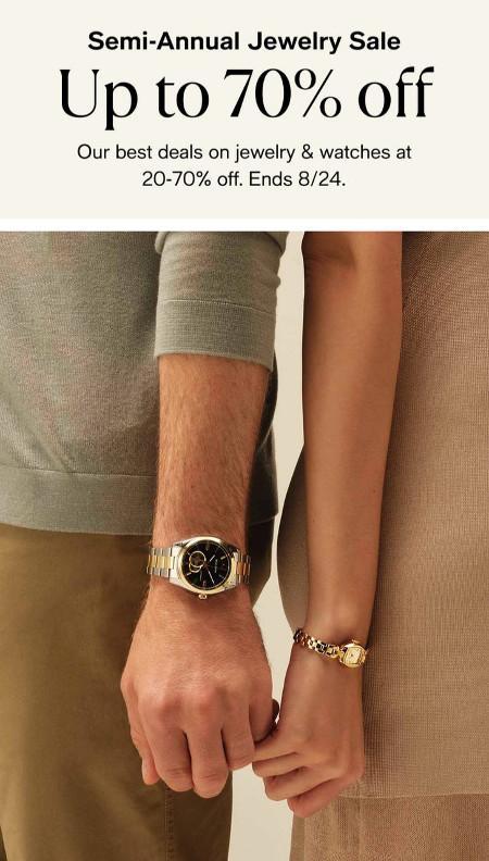 Semi-Annual Jewelry Sale: Up to 70% off