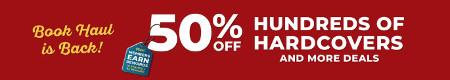 50% off Hundreds of Hardcovers and More Deals