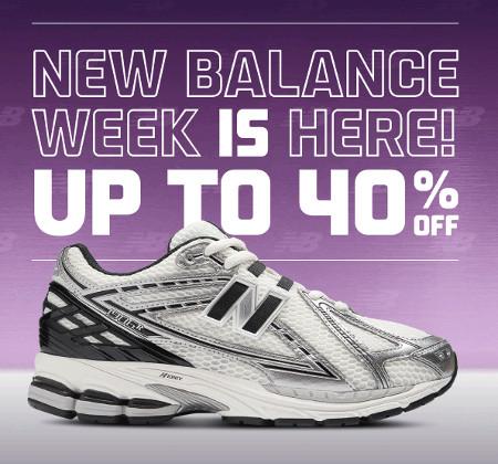 Get Up to 40% off Top New Balance Styles