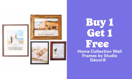 Buy 1, Get 1 Free Home Collection Wall Frames by Studio Décor