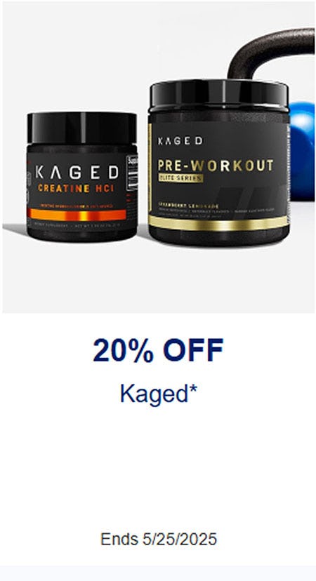 20% Off Kaged