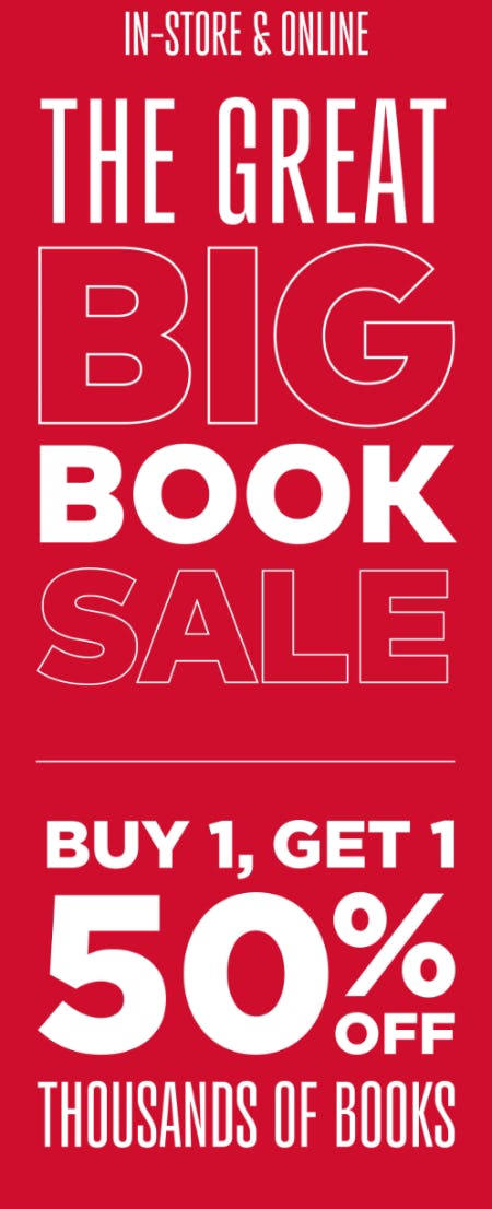 The Great Big Book Sale: BOGO 50% Off Thousands of Books