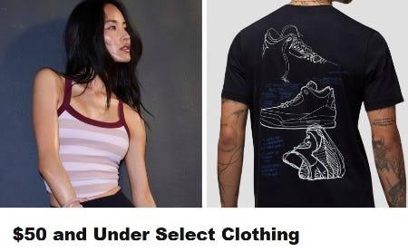$50 and Under Select Clothing