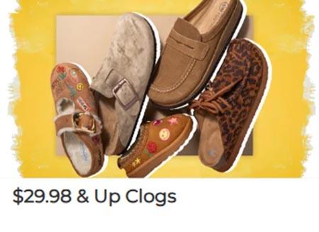 $29.98 & Up Clogs