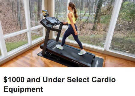 $1000 and Under Select Cardio Equipment
