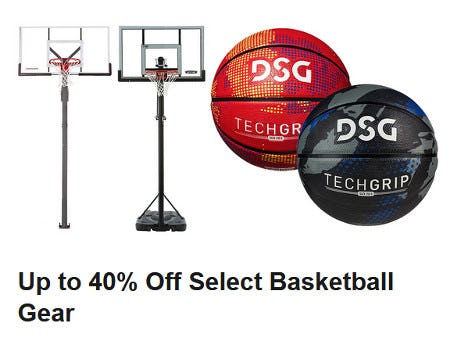 Up to 40% Off Select Basketball Gear