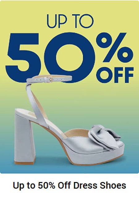 Up to 50% Off Dress Shoes