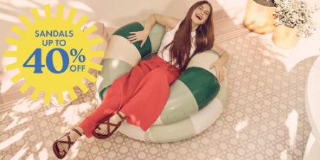 Sandals Up to 40% Off