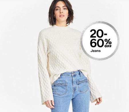 20-60% off Jeans