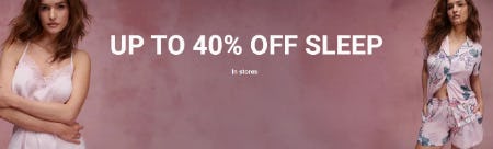 Up to 40% Off Sleep