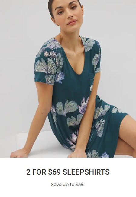 2 For $69 Sleepshirts